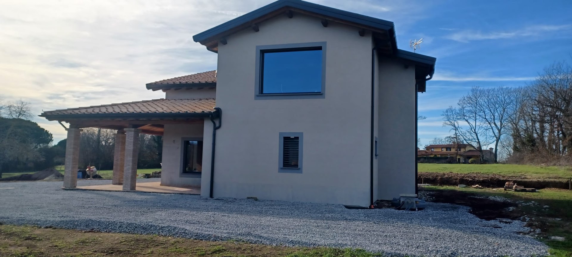 costruzione edificio in legno