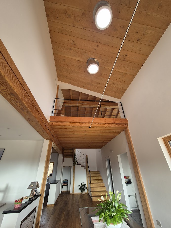 costruzione edificio in legno