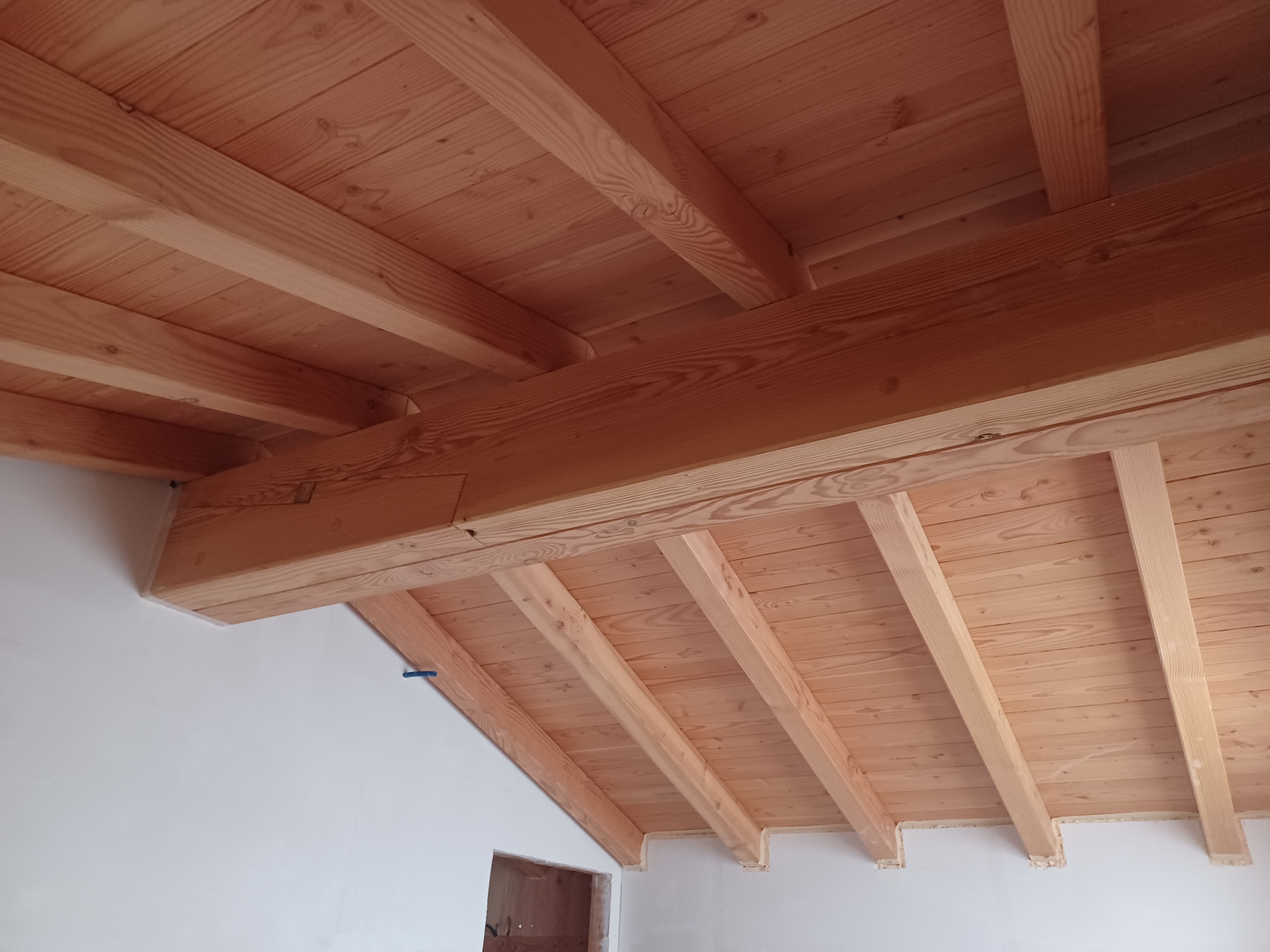 costruzione edificio in legno