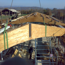 copertura della cantina e tetto ventilato