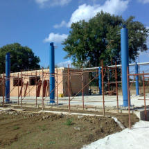costruzione edificio in legno